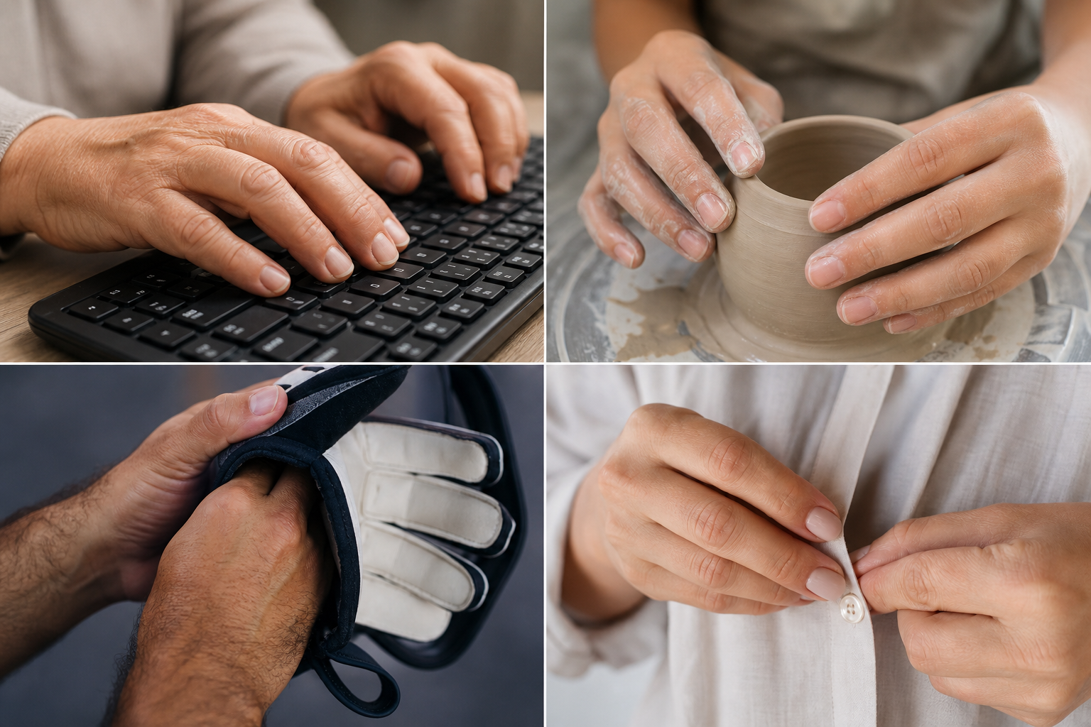 Cuatro tareas cotidianas que ponen a prueba la forma de las uñas